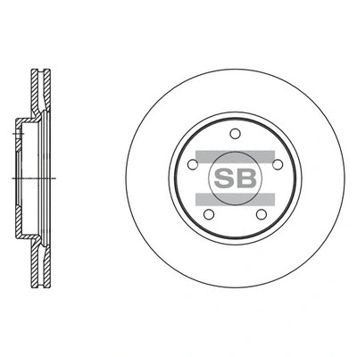 Disque de frein Hi-Q SD4245