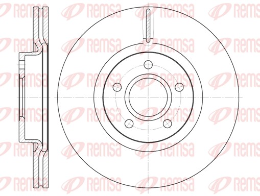Disque de frein REMSA 6711.10