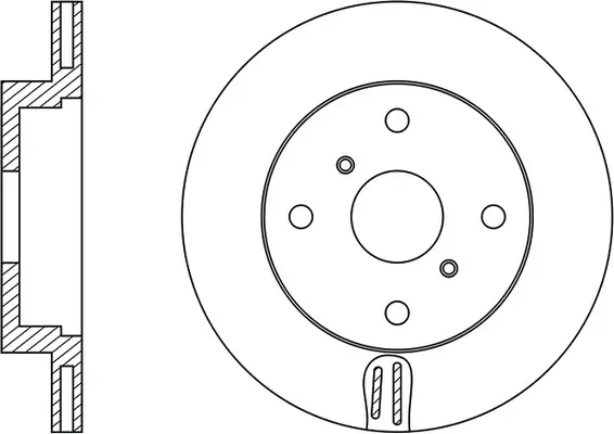 Disque de frein FIT FR0588V