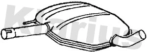 Silencieux central KLARIUS 210460
