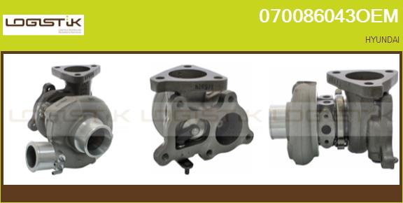 Turbocompresseur, suralimentation LGK 070086043OEM