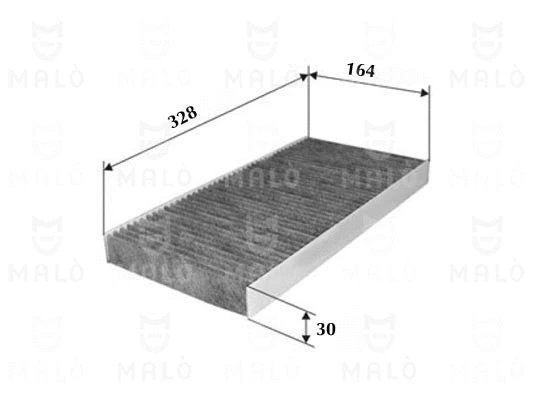 Filtre, air de l'habitacle AKRON-MALÒ 1530482