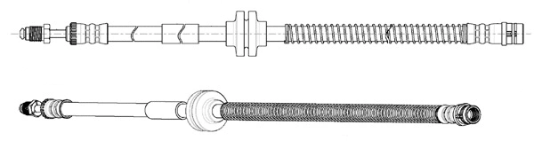 Flexible de frein CEF 512861