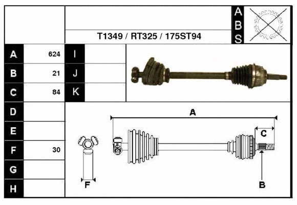 Arbre de transmission Technika 38175