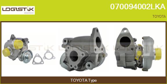 Turbocompresseur, suralimentation LGK 070094002LKA
