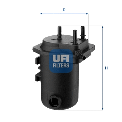 Filtre à carburant UFI 24.052.00