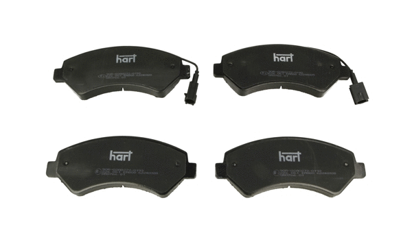 Kit de plaquettes de frein, frein à disque HART 226 061