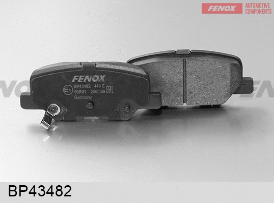 Kit de plaquettes de frein, frein à disque FENOX BP43482