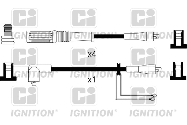 Kit de câbles d'allumage QUINTON HAZELL XC543
