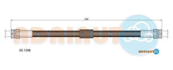 Flexible de frein ADRIAUTO 55.1296
