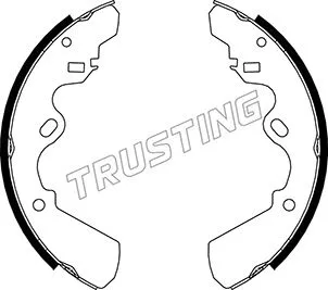 Jeu de mâchoires de frein TRUSTING 047.353