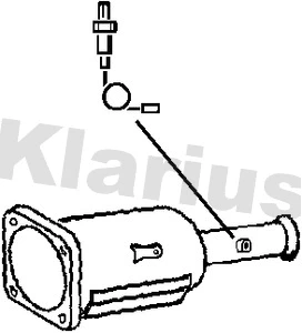 Filtre à particules / à suie, échappement KLARIUS 390235