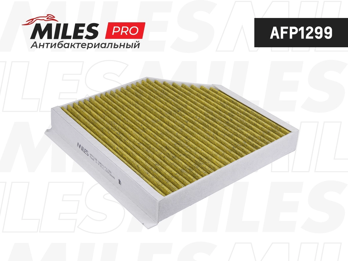 Filtre, air de l'habitacle MILES AFP1299