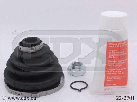 Jeu de joints-soufflets, arbre de commande CDX 22-2701