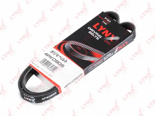 Courroie trapézoïdale à nervures LYNXAUTO 4PK0905