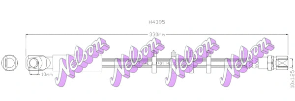 Flexible de frein KAWE H4395