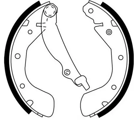 Jeu de mâchoires de frein FIT FT2111