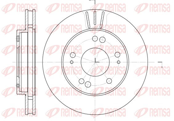 Disque de frein REMSA 61220.10