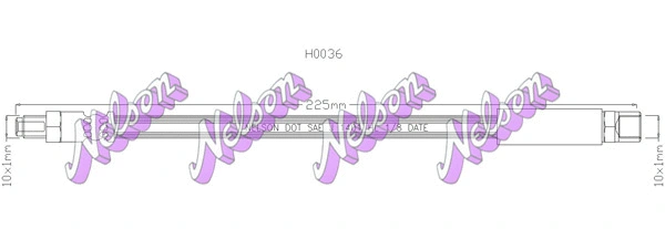 Flexible de frein KAWE H0036