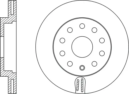 Disque de frein FIT FR0484V