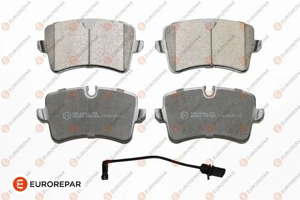 Kit de plaquettes de frein, frein à disque EUROREPAR 1639377780