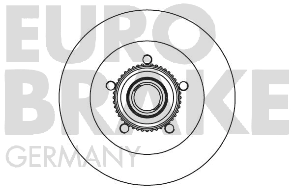 Disque de frein EUROBRAKE 58152047118