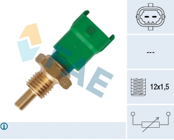 Capteur, température de carburant FAE 33251