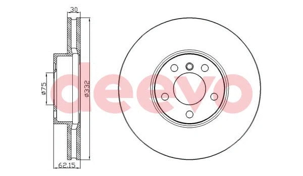 Disque de frein DEEVO BD20700