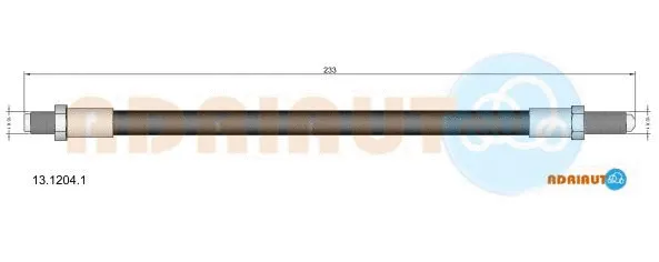 Flexible de frein ADRIAUTO 13.1204.1