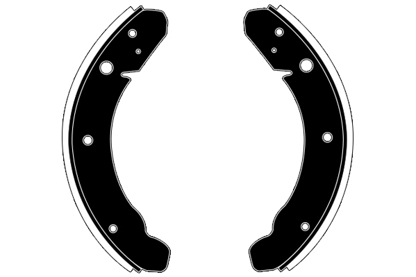 Jeu de mâchoires de frein RAICAM RA23890