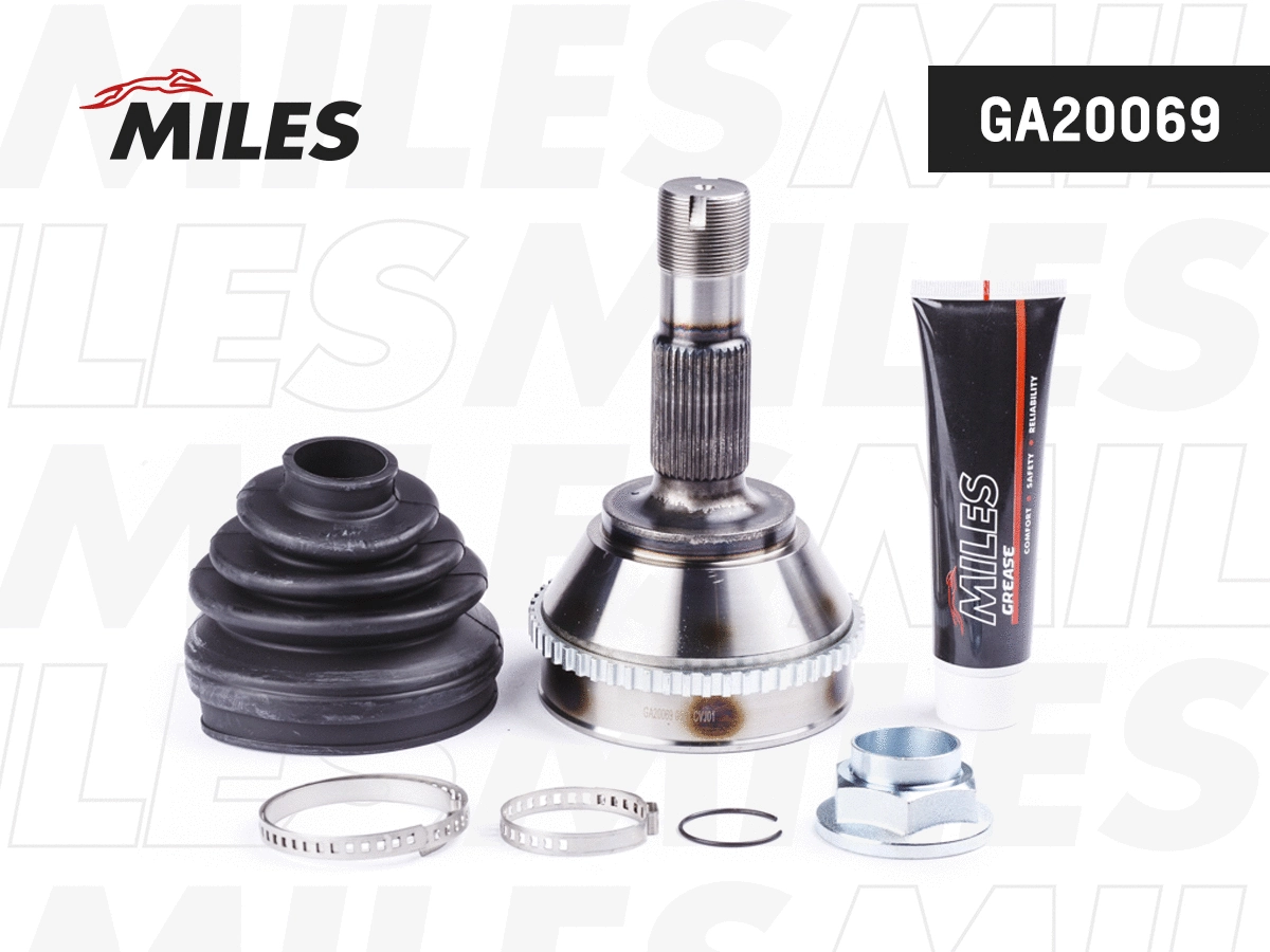 Jeu de joints, arbre de transmission MILES GA20069