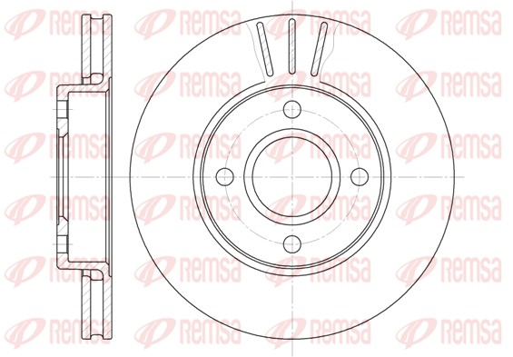 Disque de frein REMSA 6213.10