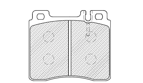 Kit de plaquettes de frein, frein à disque KLAXCAR FRANCE 24286z