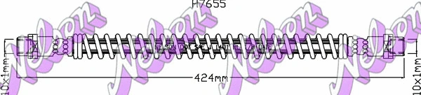 Flexible de frein KAWE H7655