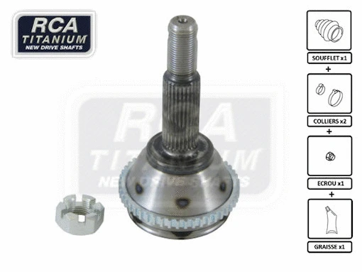 Jeu de joints, arbre de transmission RCA FRANCE AF82A