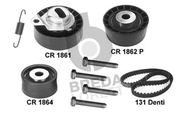 Kit de courroie crantée BREDA LORETT KCD0015