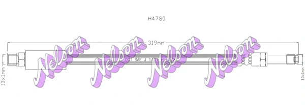 Flexible de frein BROVEX-NELSON H4780