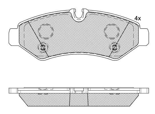 Kit de plaquettes de frein, frein à disque DEEVO BP88360