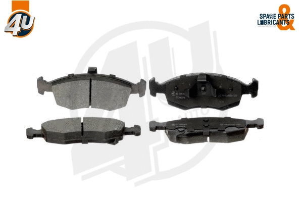 Kit de plaquettes de frein, frein à disque 4U Autoparts 22678FT