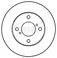 Disque de frein BORG & BECK BBD4791