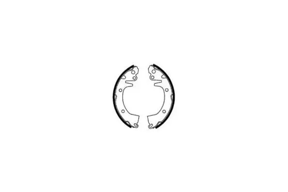 Jeu de mâchoires de frein E.T.F. 09-0248