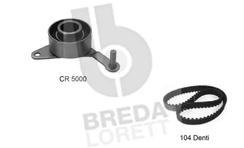Kit de courroie crantée BREDA LORETT KCD0195