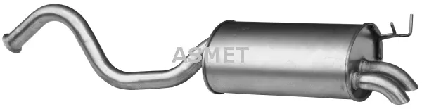 Silencieux arrière ASMET 10.066