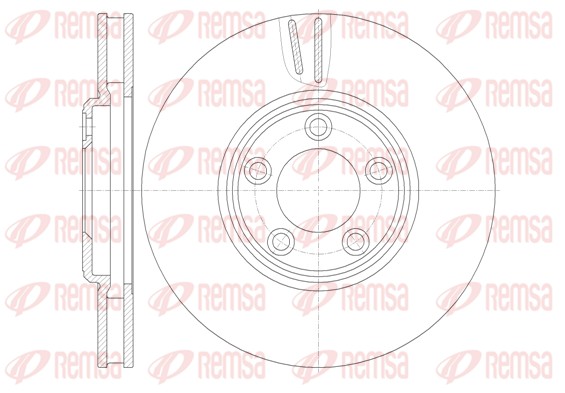 Disque de frein REMSA 6836.10