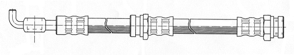 Flexible de frein CEF 512049