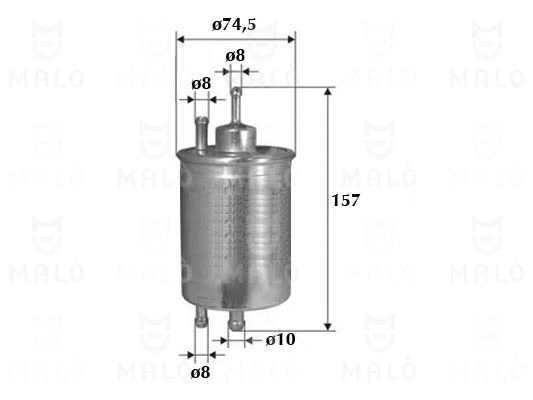 Filtre à carburant AKRON-MALÒ 1520147