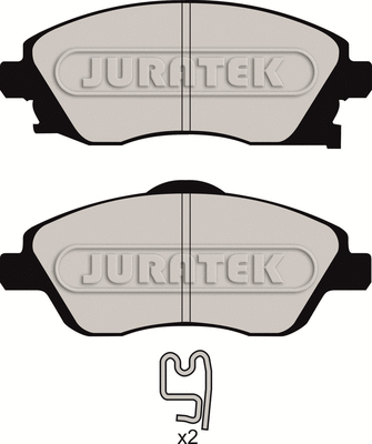 Kit de plaquettes de frein, frein à disque JURATEK JCP1424