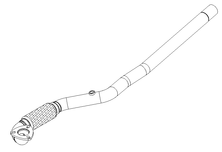 Tuyau d'échappement Vellerand 11615