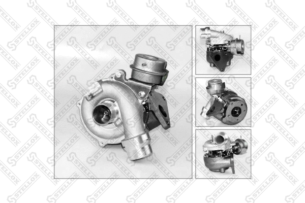 Turbocompresseur, suralimentation STELLOX 10-80310-SX
