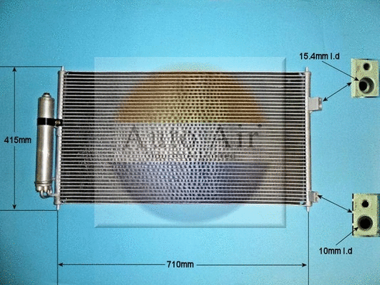 Condenseur, climatisation AUTO AIR GLOUCESTER 16-2036